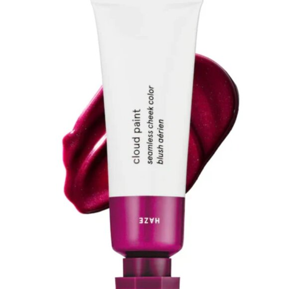 Glossier Cloud Paint seamless cheek color Haze (deep fuscia) cruelty free - Picture 1 of 5